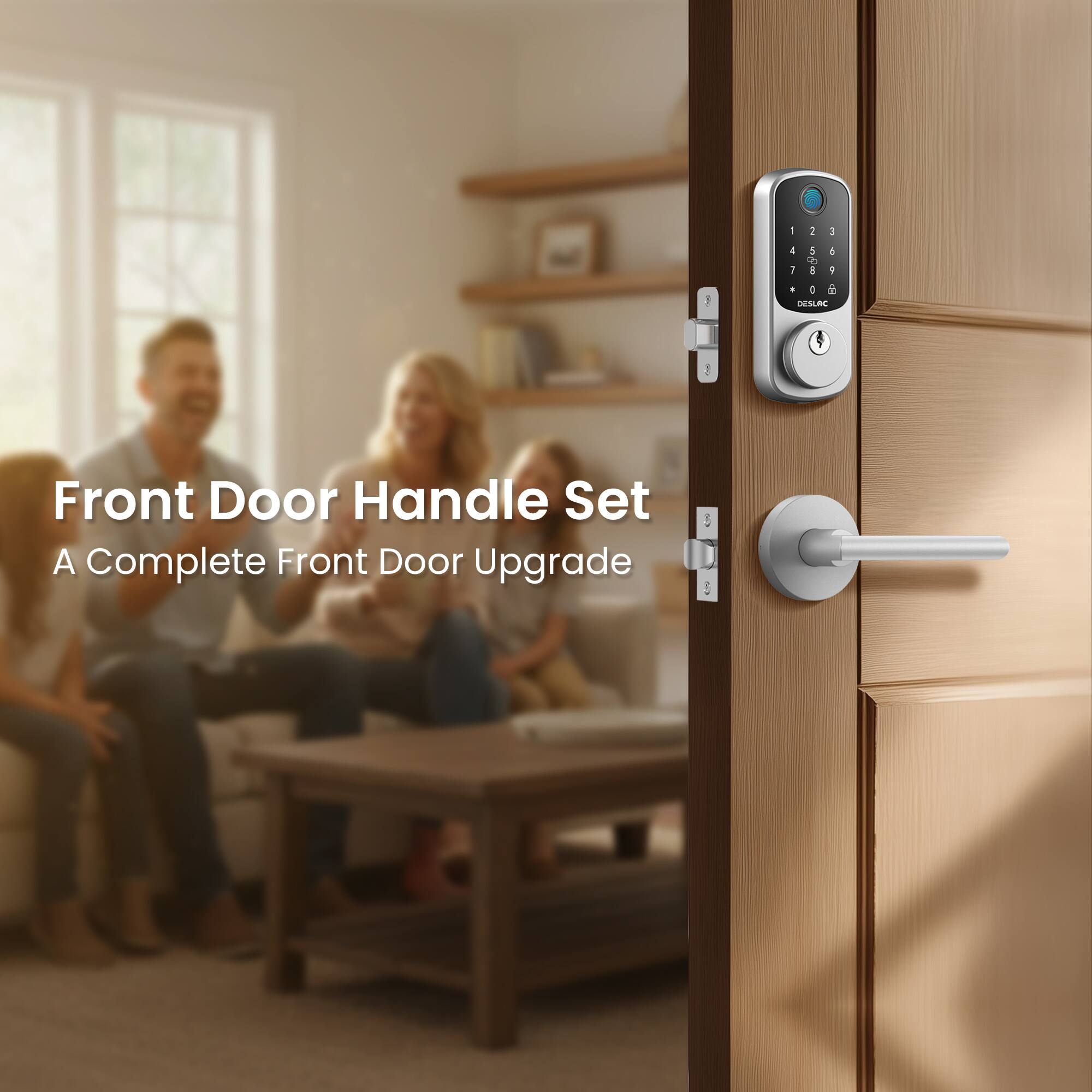 3 - 1 4 5 6 7 8 9 0 E Front Door Handle Set A Complete Front Door Upgrade