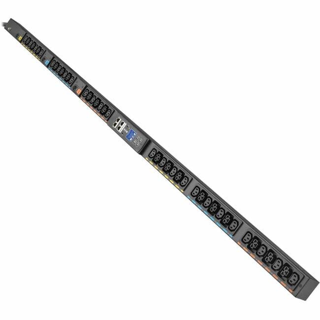 Eaton - G4 EVMAL630X 42-Outlets PDU - Managed - NEMA L6-30P - 24 x IEC 60320 C13, 18 x IEC 60320 C39 - 230 V AC - Circuit - Black