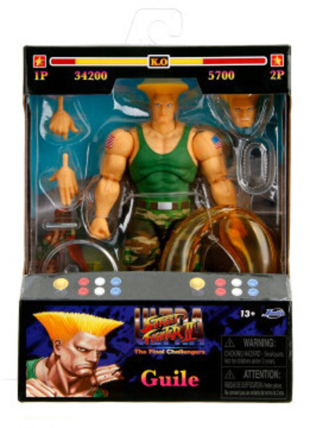 IP 34200 K. 5700 2P SIAEER FRMCK 1 The Fined Challengers Guile 13 I1 WARNING CHOONO NO ATTENTION:

1P 34200 KO 5700 2P

Street Fighter II The Fined Challengers Guile

13+

WARNING: CHOKING HAZARD - Small parts. Not for children under 3 years.

ATTENTION: RISQUE DE SOUFFOCATION - Petits morceaux. Ne convient pas aux enfants de moins de 3 ans.