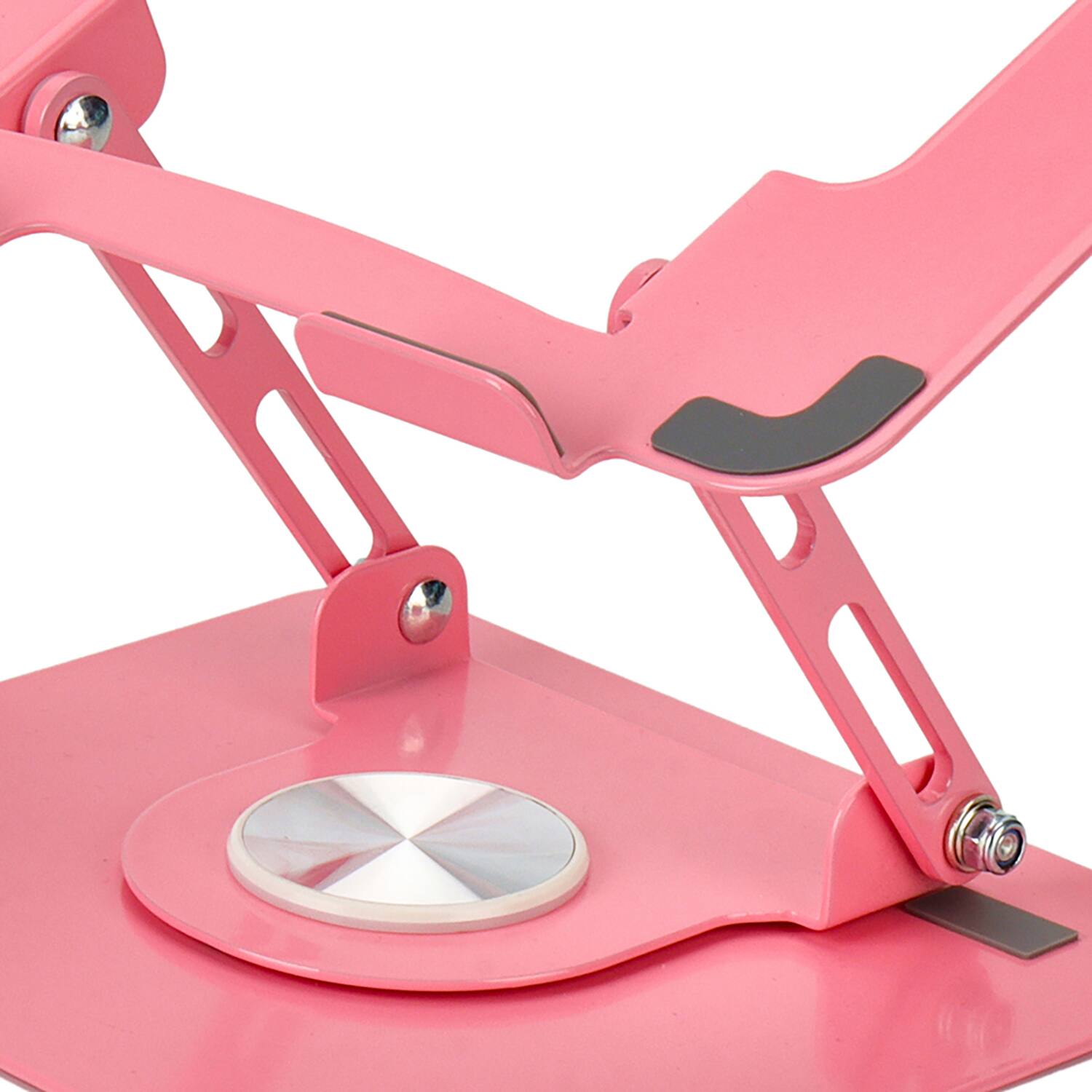 Angle. Uncaged Ergonomics - Uncaged Ergonomics Sls-rosegold Adjustable Swivel Laptop Stand For Desk (rose Gold) - gold.