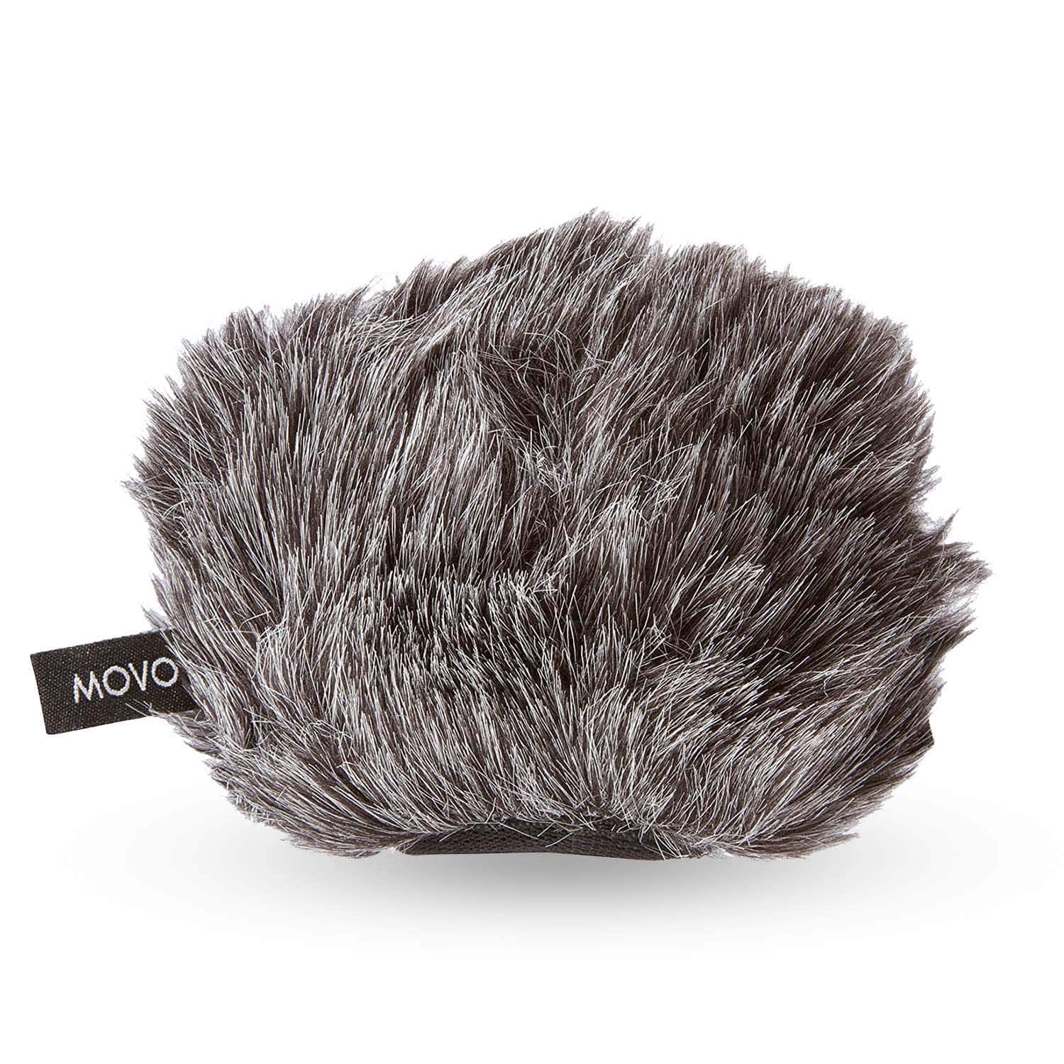MOVO - WS-G9 Furry Outdoor Microphone Windscreen Muff for Portable Digital Recorders up to 3 X 1.5"