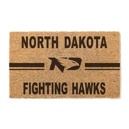 Jardine - North Dakota 18" x 30" Team Logo Doormat - Brown