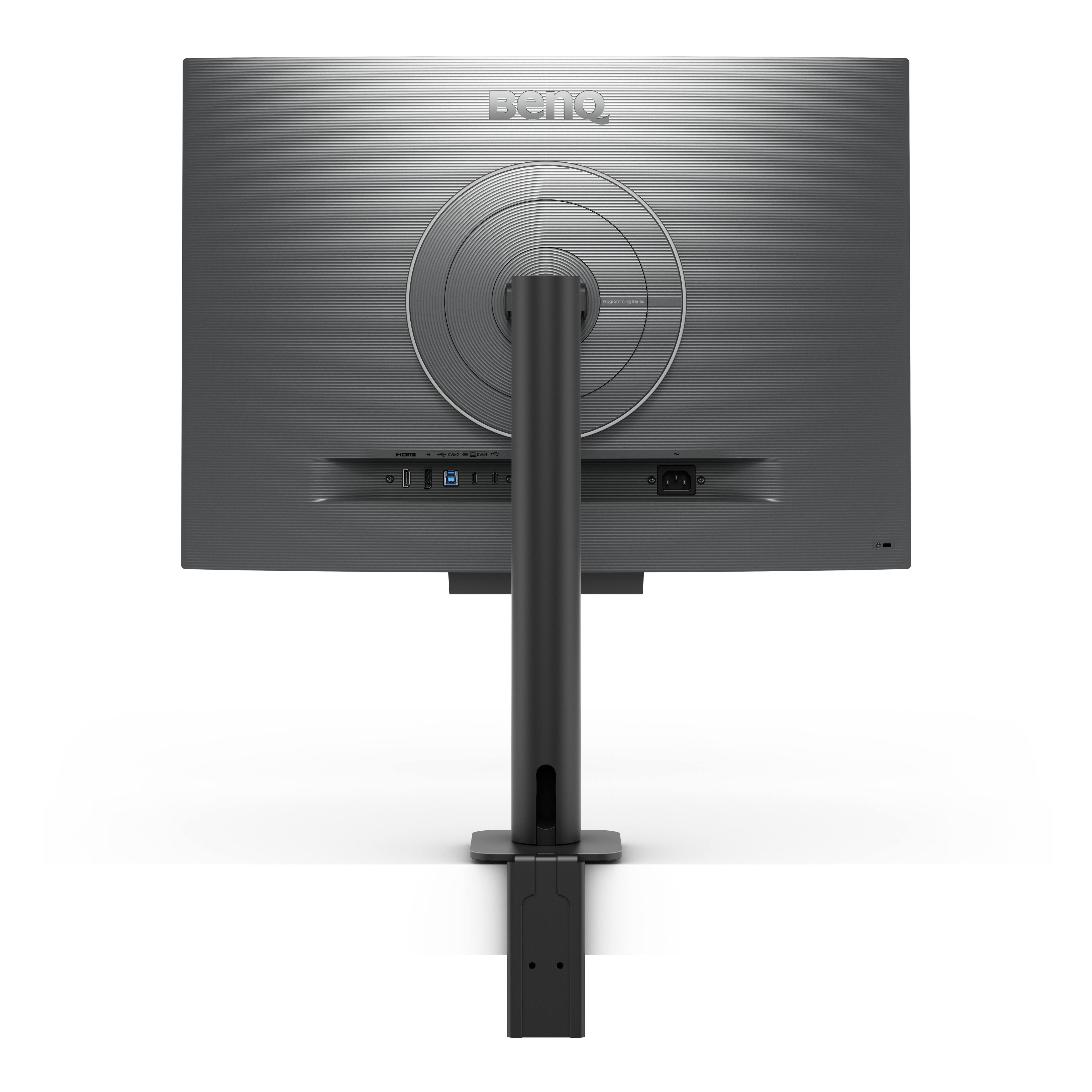 Back. BenQ - RD280UA 28.2” IPS LED 3:2 4K+  Advanced Coding Mode Programming Monitor with Backlight (HDMI/DP/USB-C 90W) - Metallic gray.