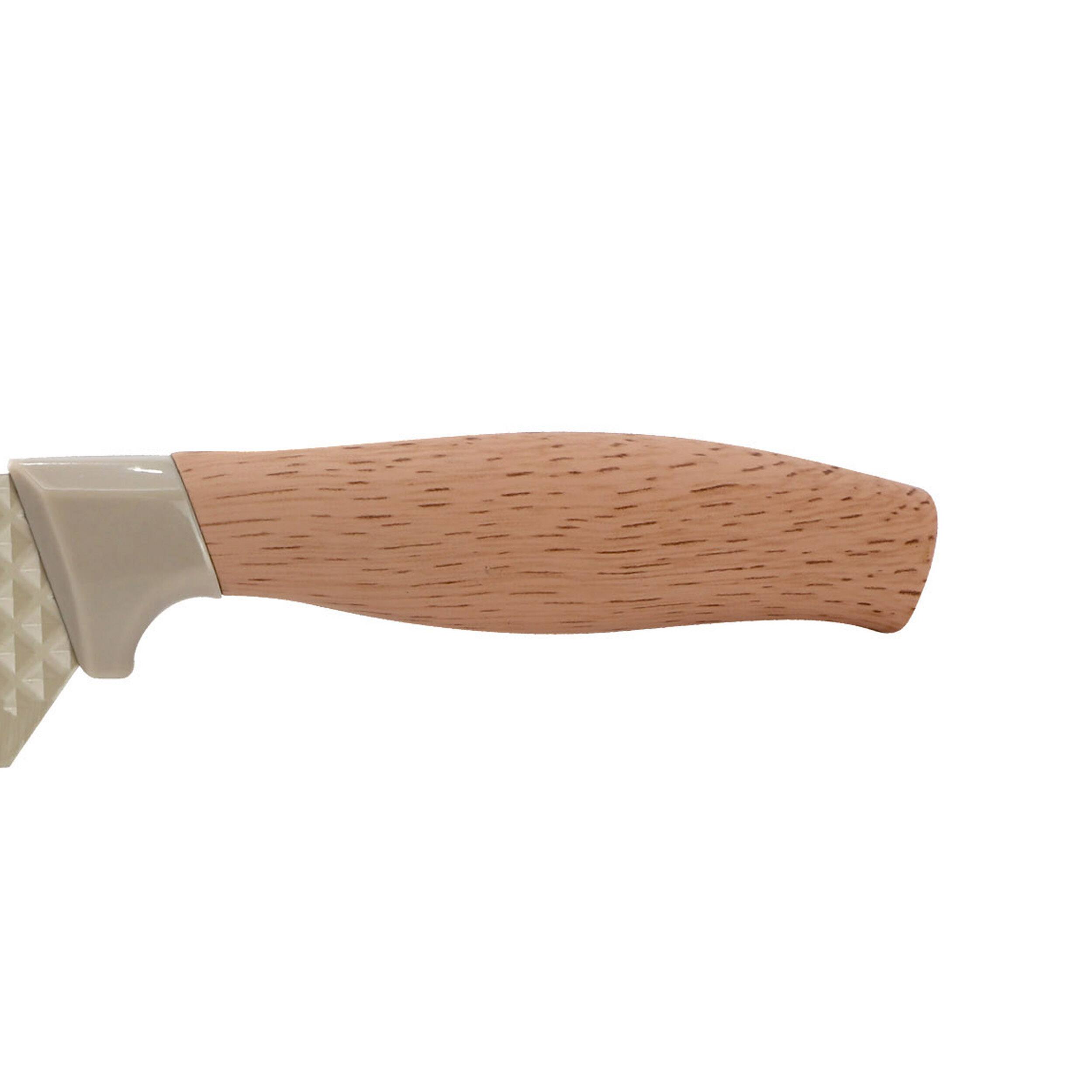 Alt View 2. Oster - Oster Gunderson 3 Piece Stainless Steel Cleaver and Shears Set in Beige.
