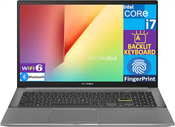 ASUS VivoBook
Intel Core i7
WiFi 6
Bluetooth
Backlit Keyboard
Fingerprint
ASUS VivoBook