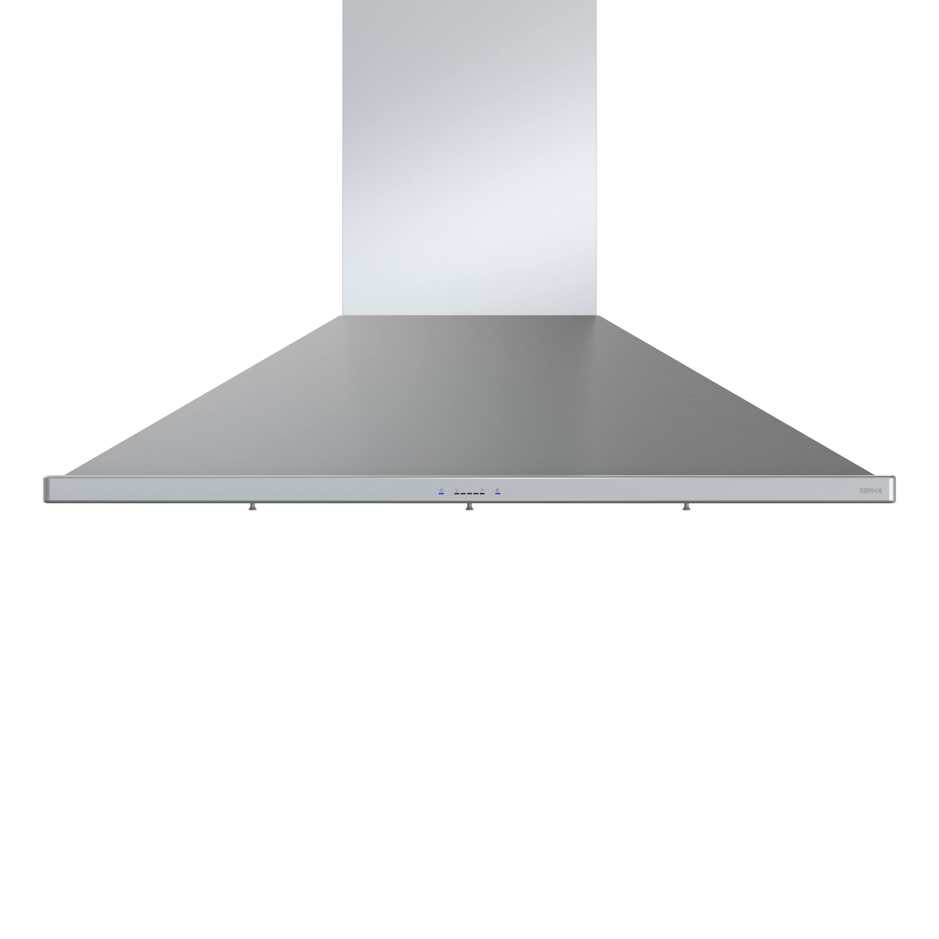Front. Zephyr - Siena Pro 42 in. External Island Range Hood with light in Stainless Steel - Stainless Steel.