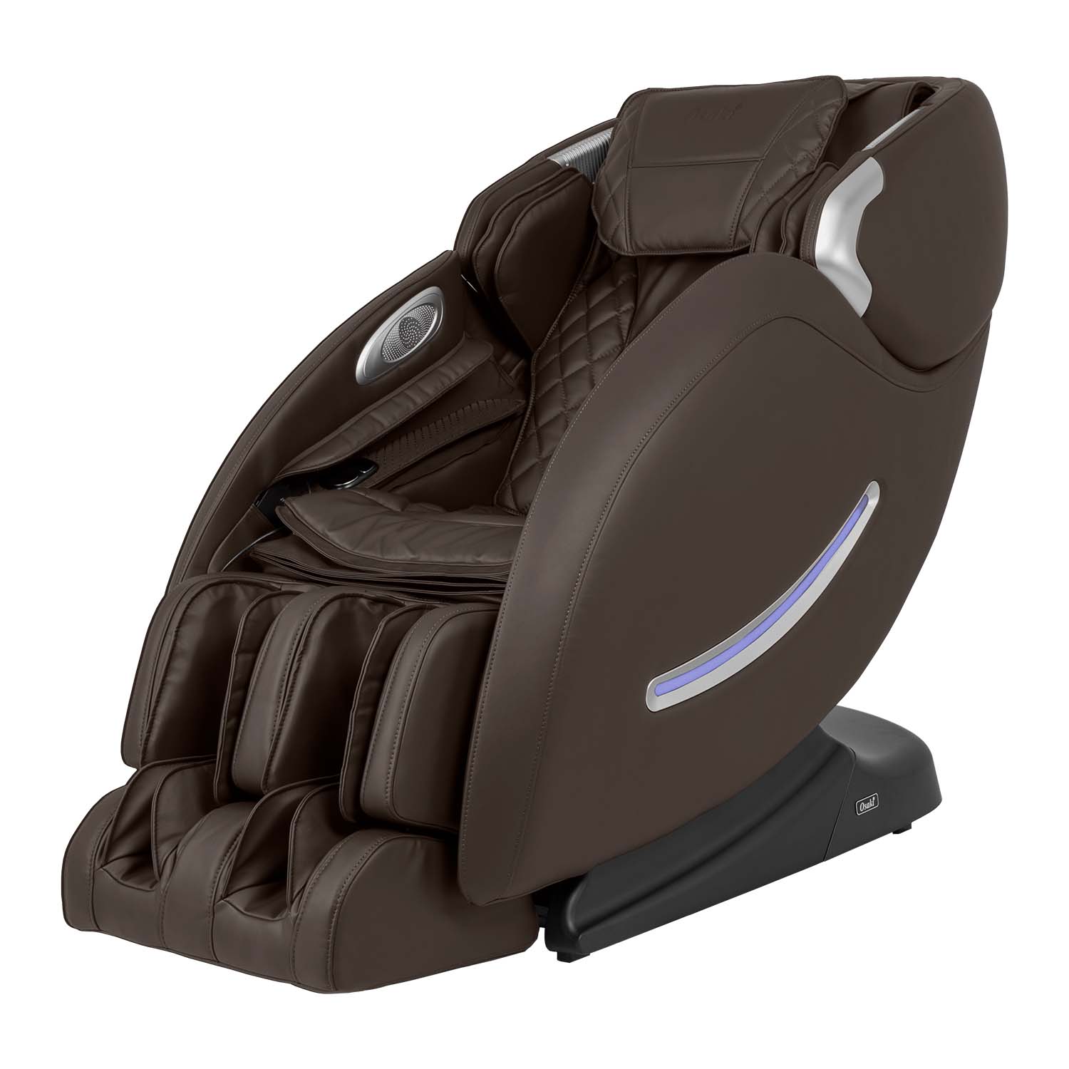 Angle. Osaki - 4000XT Zero Gravity Massage Chair with Tension Sensors - Brown - Brown.