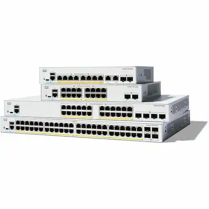 Front. Cisco Consumer Products - Cisco Catalyst C1200-8FP-2G Ethernet Switch - 10 Ports - Manageable - Gigabit Ethernet - 1000Base-X, 10/100/1000Base-T - Unknown.