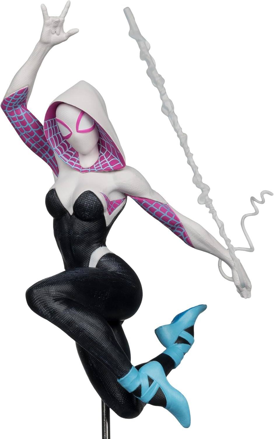 Alt View 4. McFarlane Toys - McFarlane Toys: Marvel Collection - Ghost-Spider - The Amazing Spider-Man #1 - 1:10th Scale Figure Gold Label Collection.