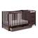 Front. Graco - Remi 4-in-1 Convertible Crib and Changer - Espresso.