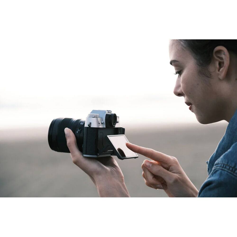 Alt View 6. Fujifilm - Fujifilm X-T50 Mirrorless Digital Camera + 64GB Memory Card + Bag + Tripod+ More - Silver.