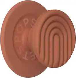 PopSockets - MagSafe PopGrip Universal Magnetic Grip & Stand with Adapter Ring for Cell Phones - Terra-Cota