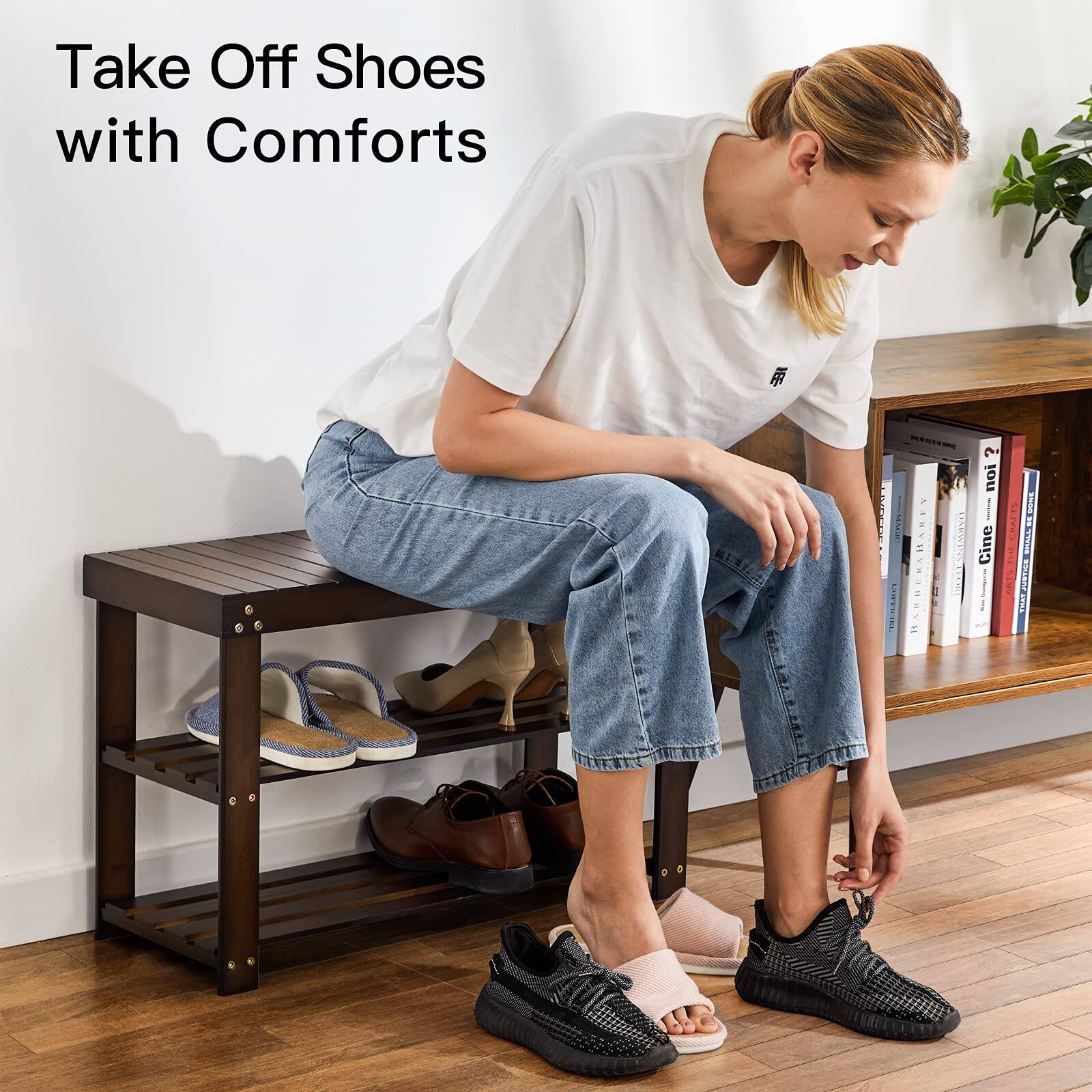 Take Off Shoes with Comforts