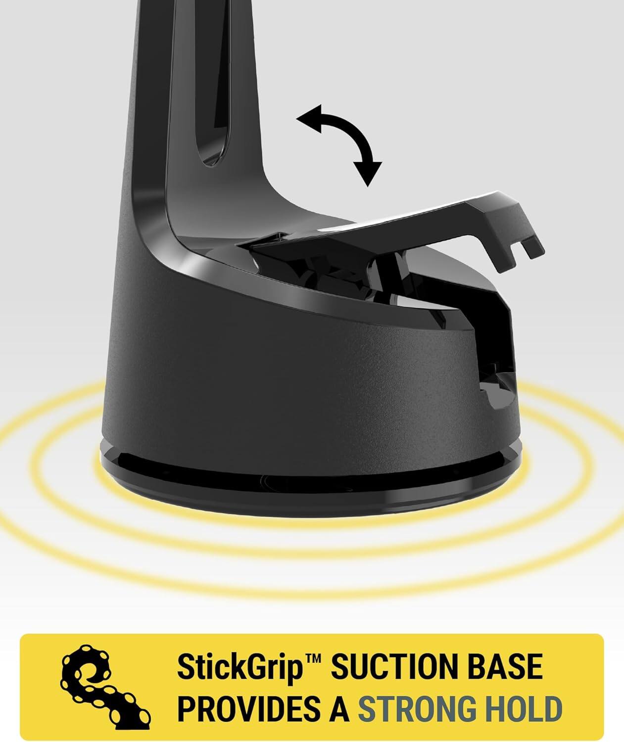 Scosche MagicMount Charge Pro Qi2 Wireless Car Charger - 15W Fast Charging MagSafe Mount