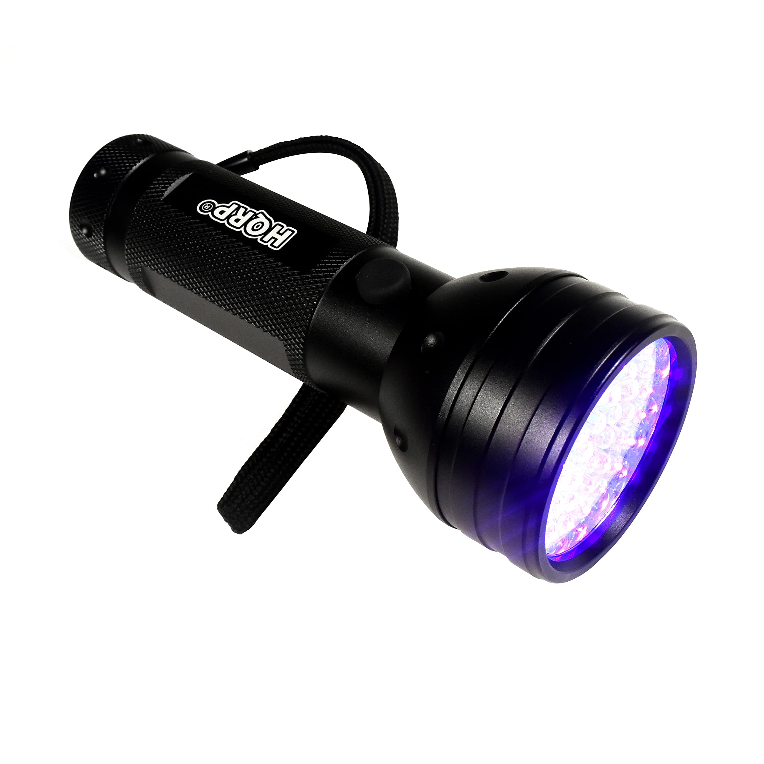 Front. HQRP - 390 nm UV Blacklight Flashlight - 51 LED Inspection.