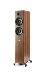 Front. Polk Audio - Polk Reserve Series R600 Floorstanding Tower Speaker, New 1" Pinnacle Ring Tweeter & Dual 6.5" Turbine Cone Woofers - Walnut.