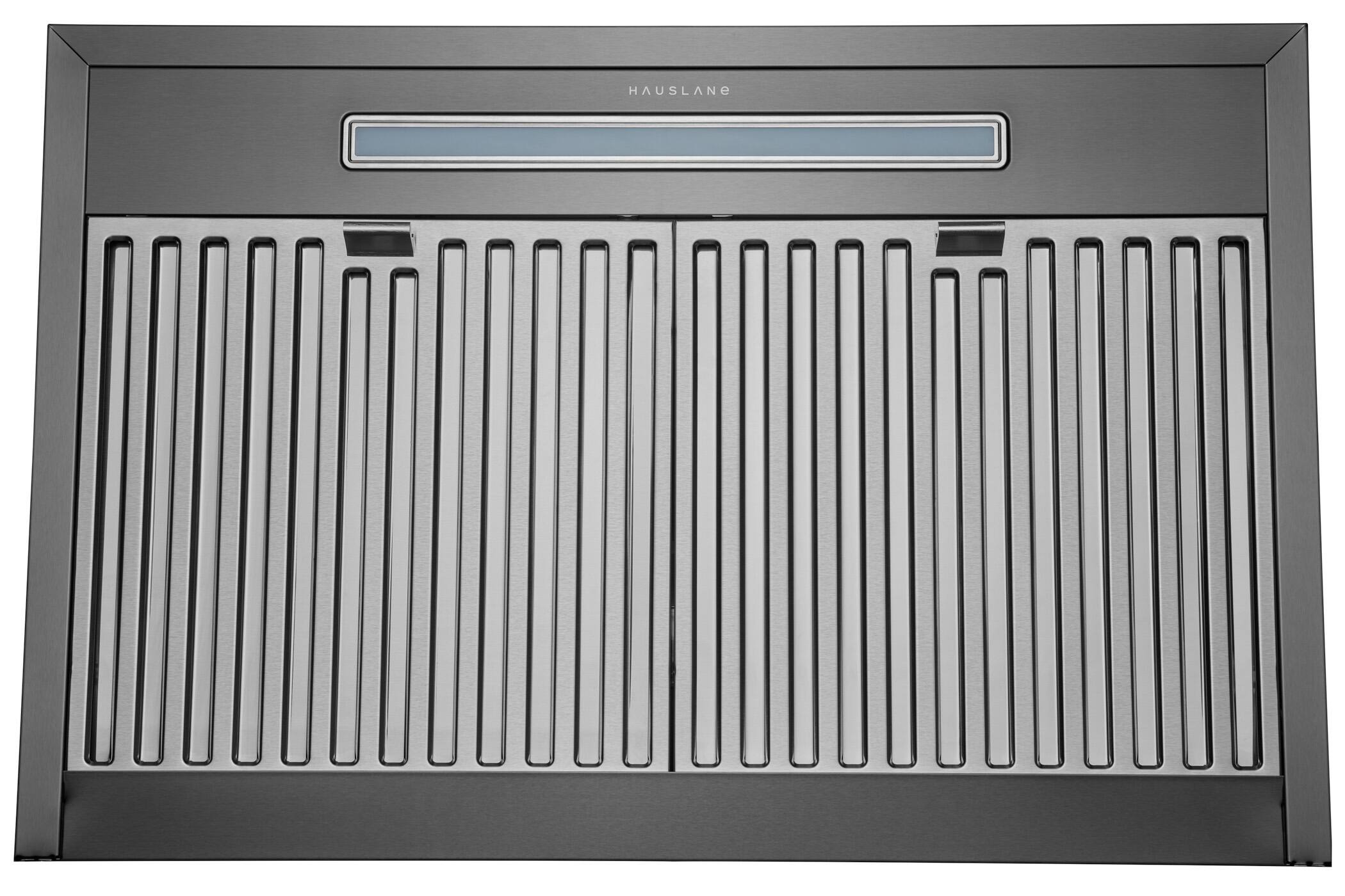 Alt View 4. Hauslane - Hauslane WM-590 0-in Convertible Black Stainless Steel Wall-Mounted Range Hood - Black Stainless.