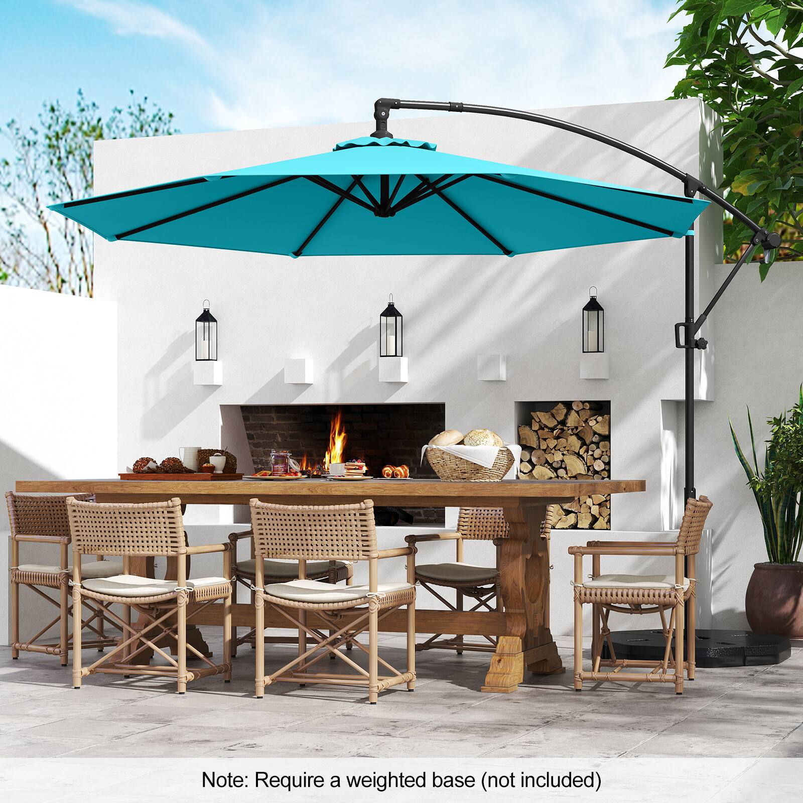 Note: Require a weighted base (not included)