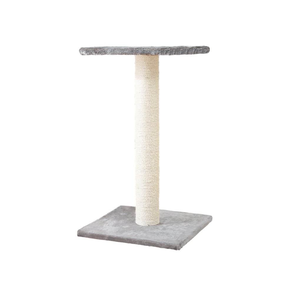 TRIXIE - Espejo Sisal Cat Scratching Post with Plush Platform - Gray