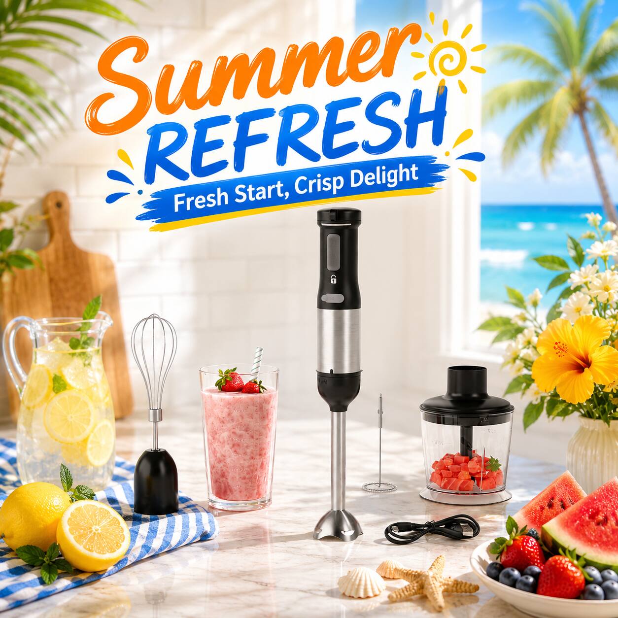 Summer REFRESH  
Fresh Start, Crisp Delight