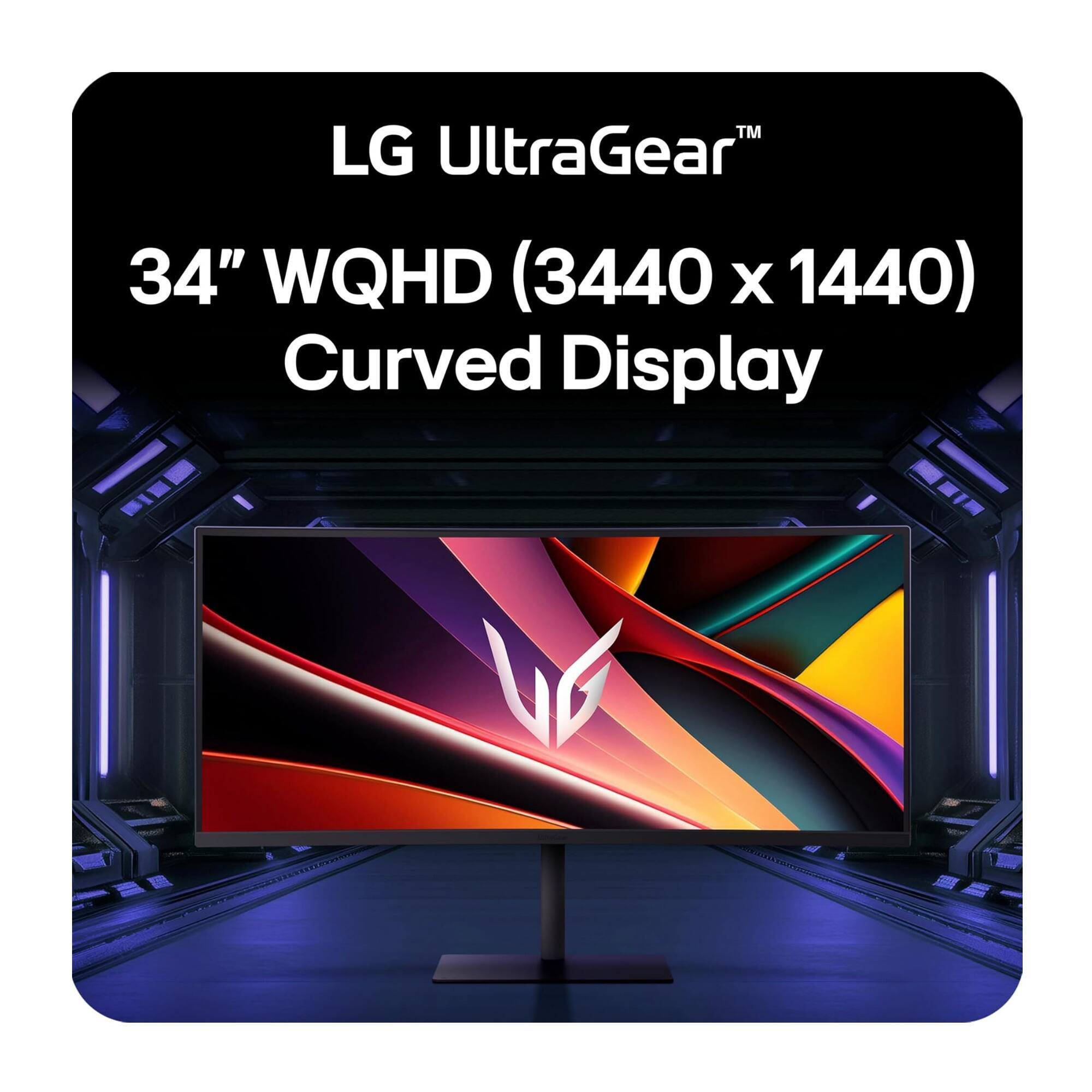 LG UltraGear™ 34" WQHD (3440 x 1440) Curved Display