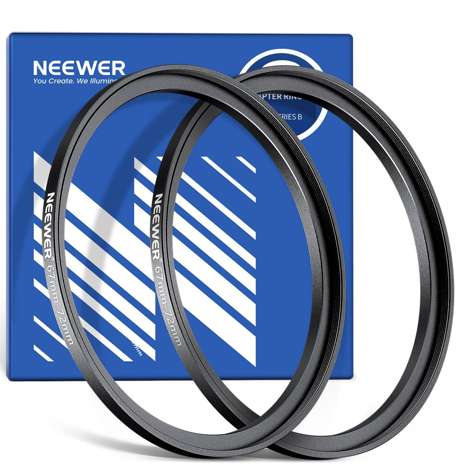 NEEWER
You Create. We Illumin
APTER KIN
RIES B
NEEWER 67mm 72mm
NEEWER 67mm 72mm