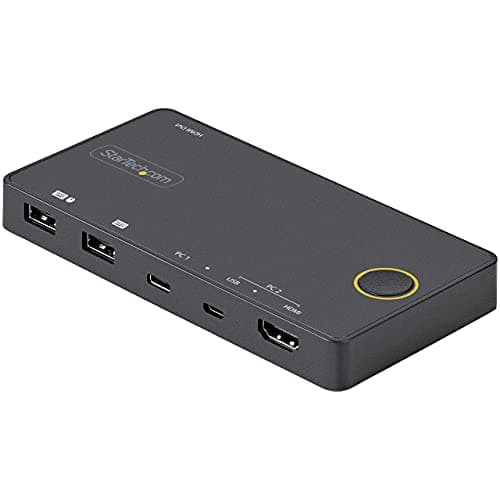 Startech - 2 Port Hybrid USB-A + HDMI & USB-C KVM Switch - Black price history on PriceWatchPro