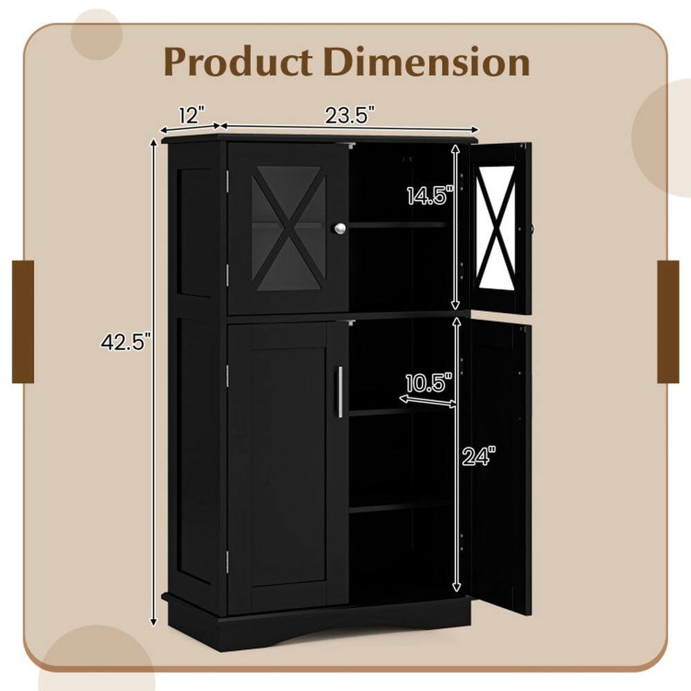 Product Dimension  
12" x 23.5" x 14.5" x 42.5" x 10.5" x 24"
