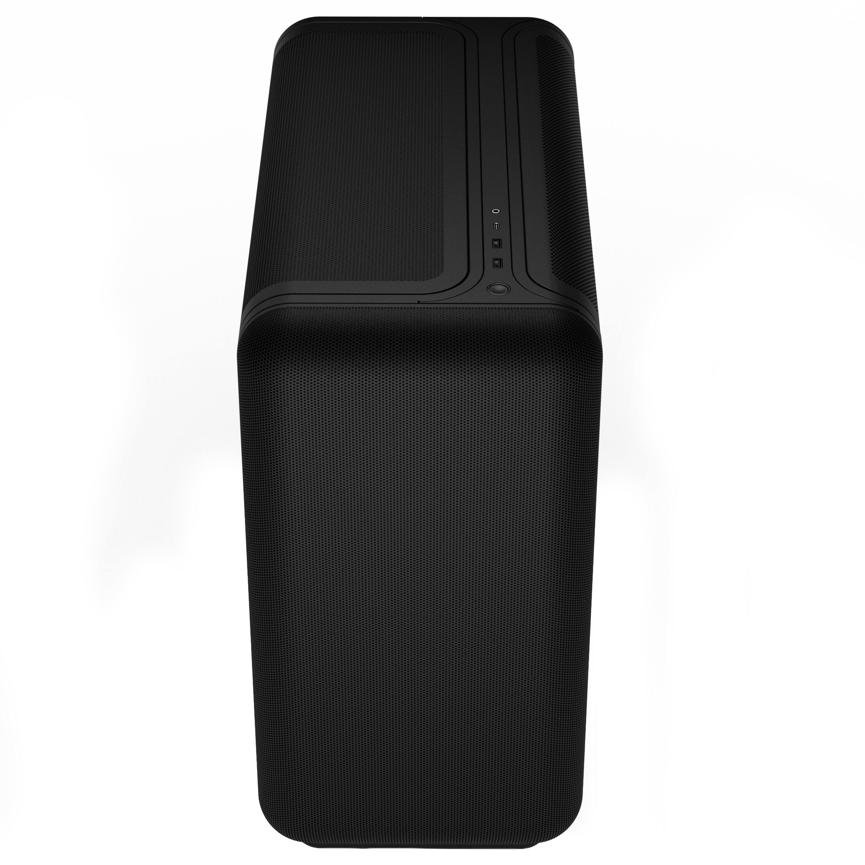 Alt View 2. HYTE - HYTE X50 Air Modern Performance ATX Mid-Tower PC Gaming Case - Pitch Black.