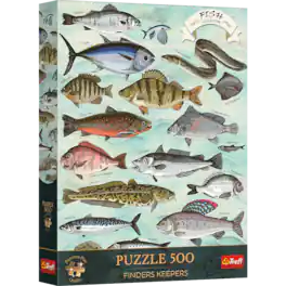 Trefl - Premium Plus Finders Keepers Fish 500 Piece Puzzle - Multicolor