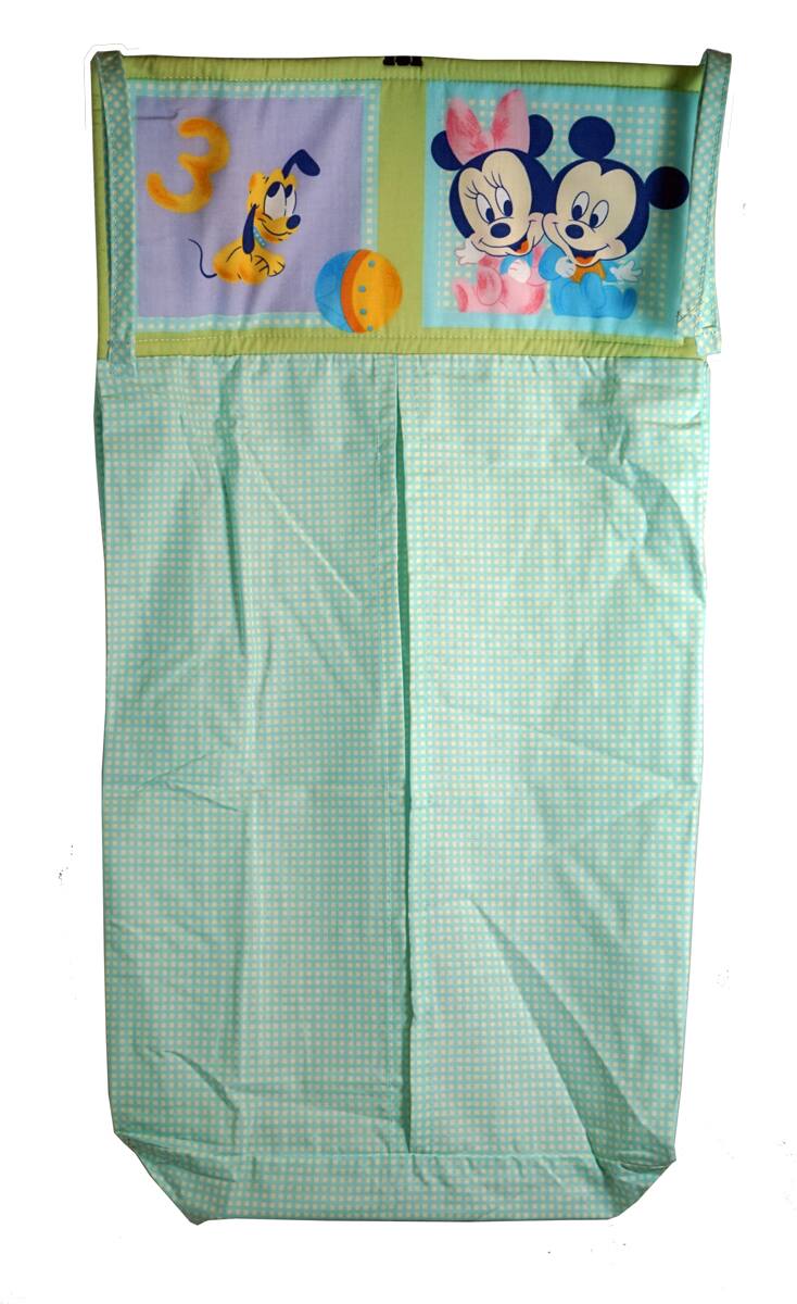 Alt View 2. Regent - Disney Mickey Mouse Baby 3 pc Accessory Set ~ Receiving Blanket + Crib Dust Ruffle + Diaper Stacker - Multi.