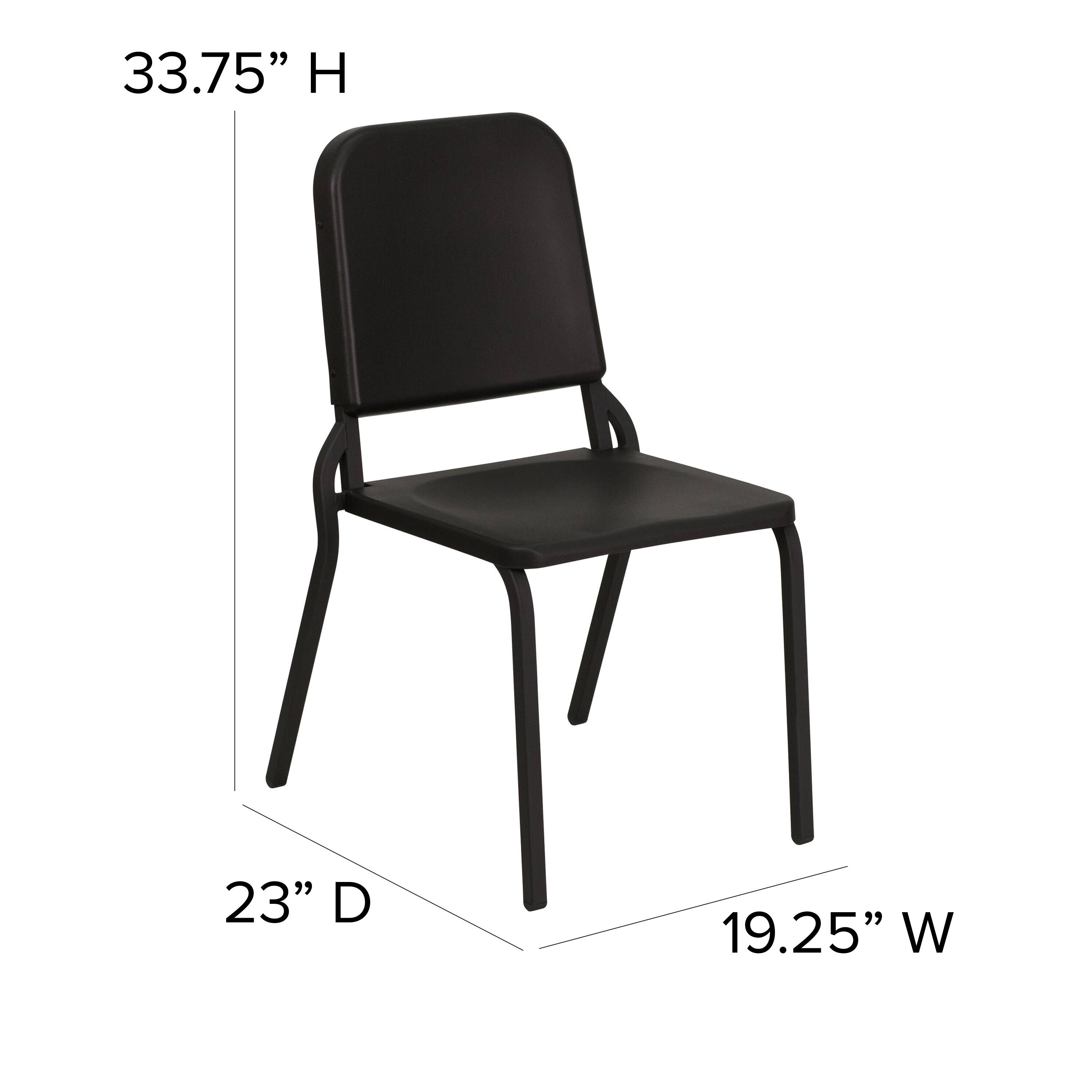 33.75" H  
23" D  
19.25" W