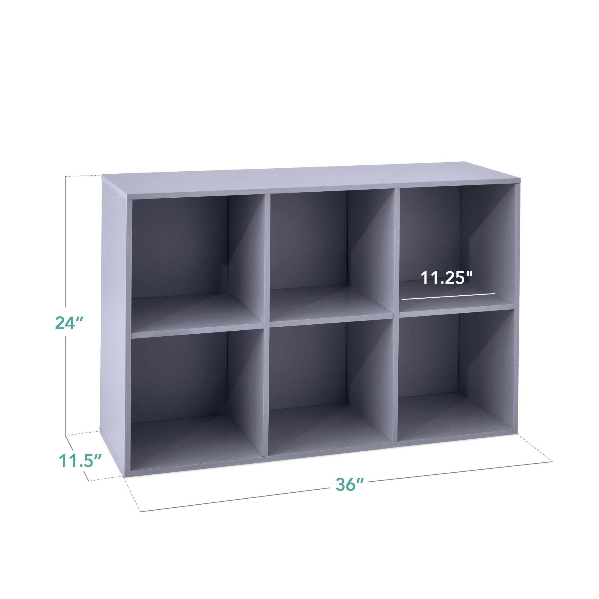 The dimensions of the shelf are:

- Width: 36"
- Height: 24"
- Depth: 11.5"
- Shelf depth: 11.25"