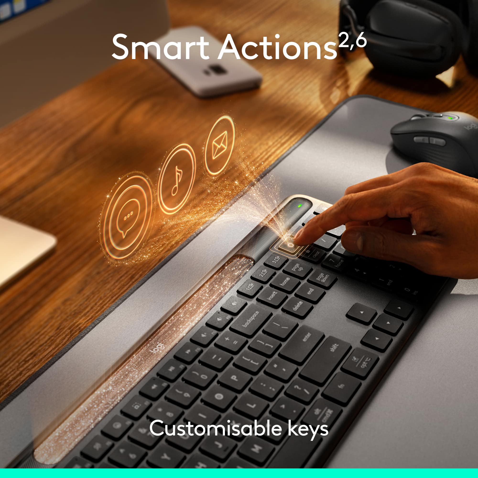 Smart Actions 2,6 Customisable keys