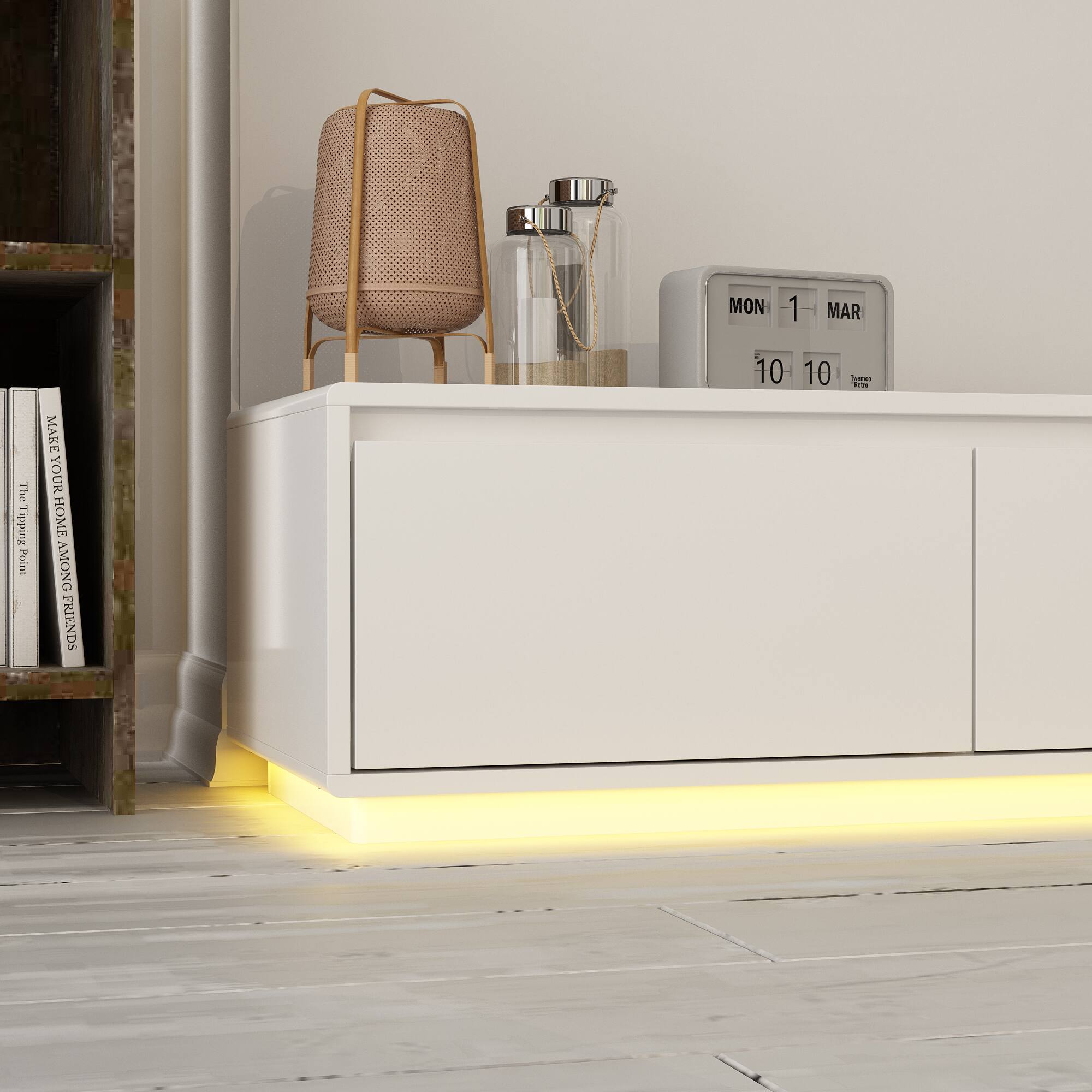 The text on the image reads: "MON 1 MAR The Tipping Point MAKE YOUR HOME AMONG FRIENDS 10 10 S ada."