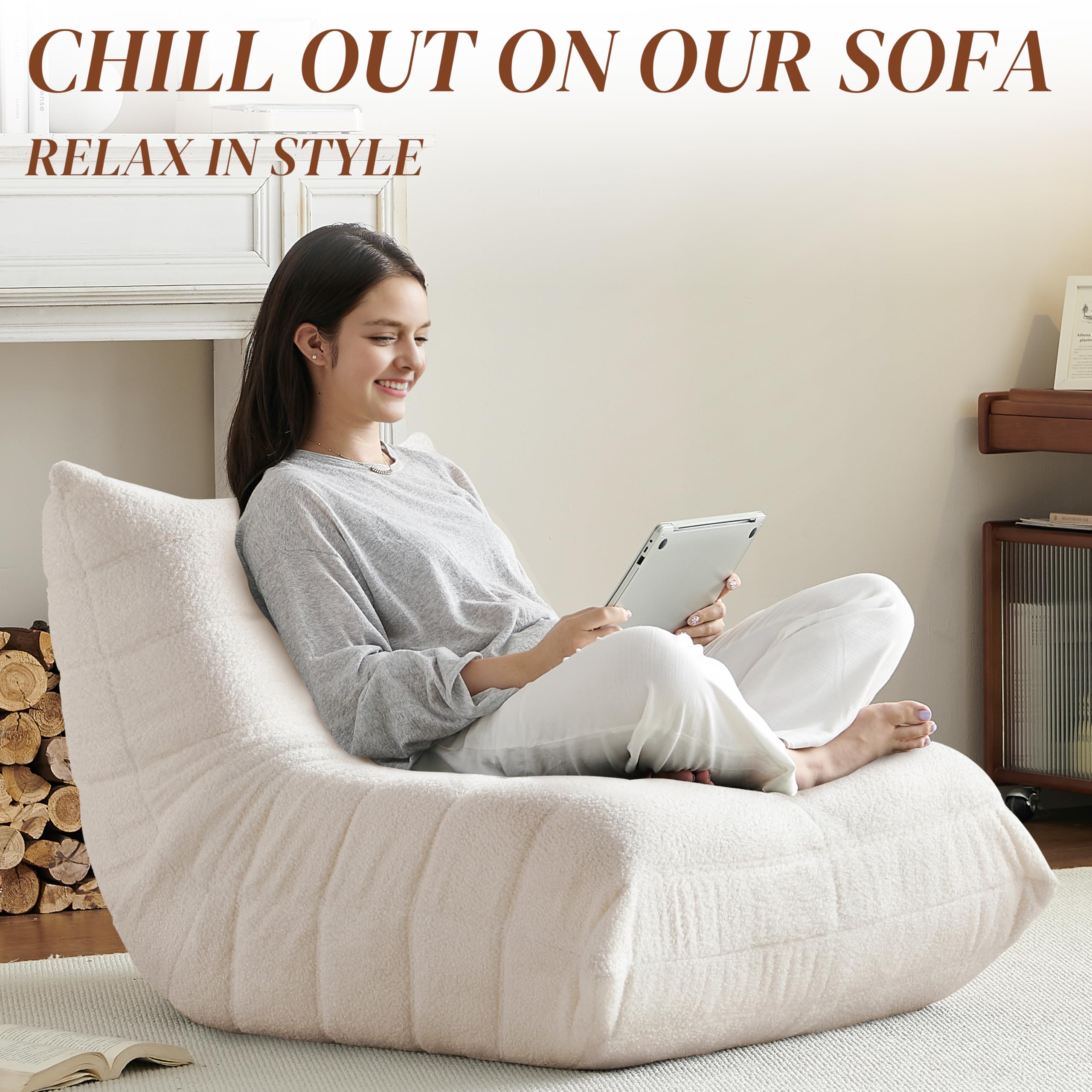 CHILL OUT ON OUR SOFA  
RELAX IN STYLE