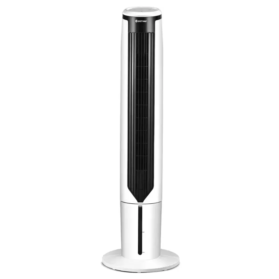 Alt View 7. Costway - Costway 41'' Evaporative Air Cooler Quiet Cooling Oscillating Fan with Remote Control - White.