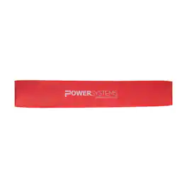 Power Systems - 12" Versa Loop Resistance Band - Medium (9-34 lb) Durable Workout Bands - Red