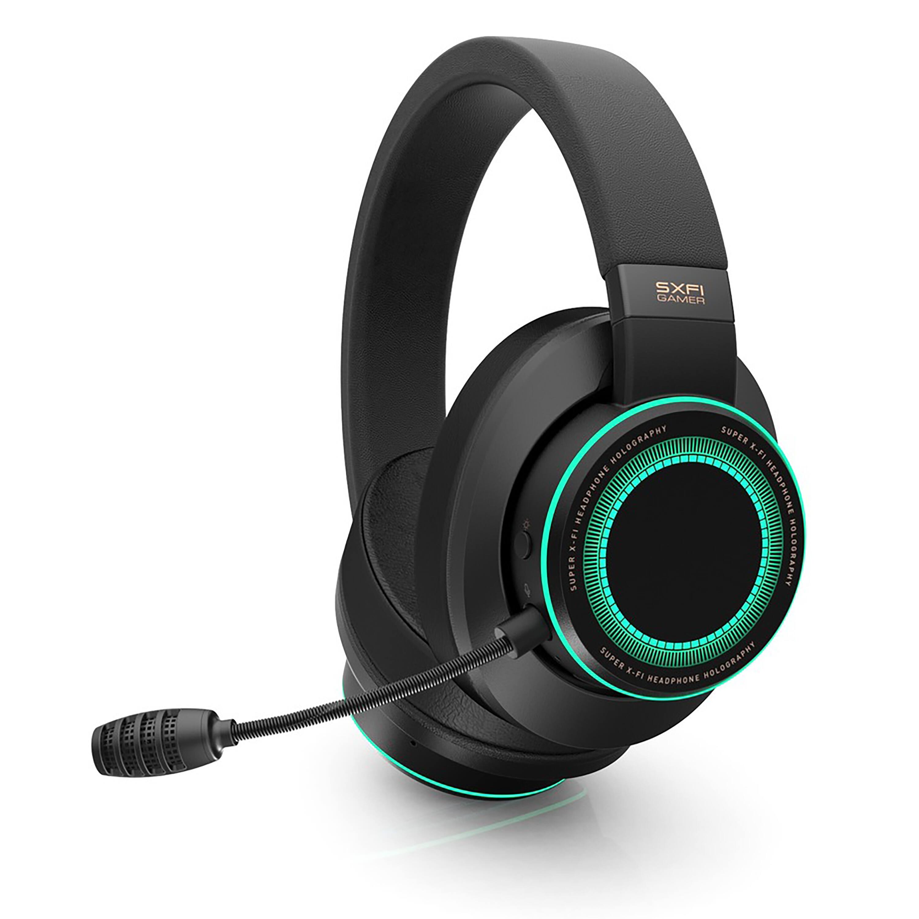 Alt View 12. Creative - Wired Over-the-head Gaming Headset - Black.