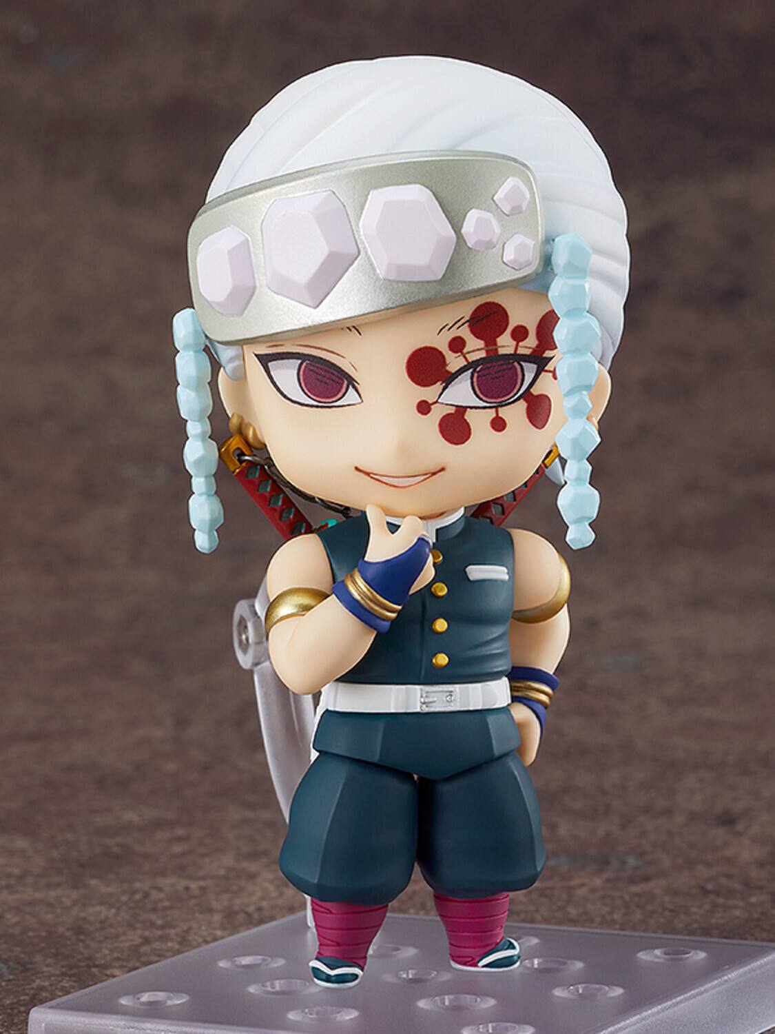 Alt View 1. Good Smile Company - Good Smile Company - Demon Slayer - Tengen Uzui Nendoroid Action Figure   - COLLECTIBLES - Multicolor.
