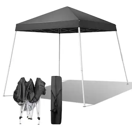 Front. Winado - Canopy 6x6' Pop Up Commercial Instant Gazebo Tent, Waterproof & UV Protection Canopy Tent with Slant Legs.