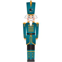 Fan Creations - San Jose Sharks 46" Nutcracker Leaner - Multicolor