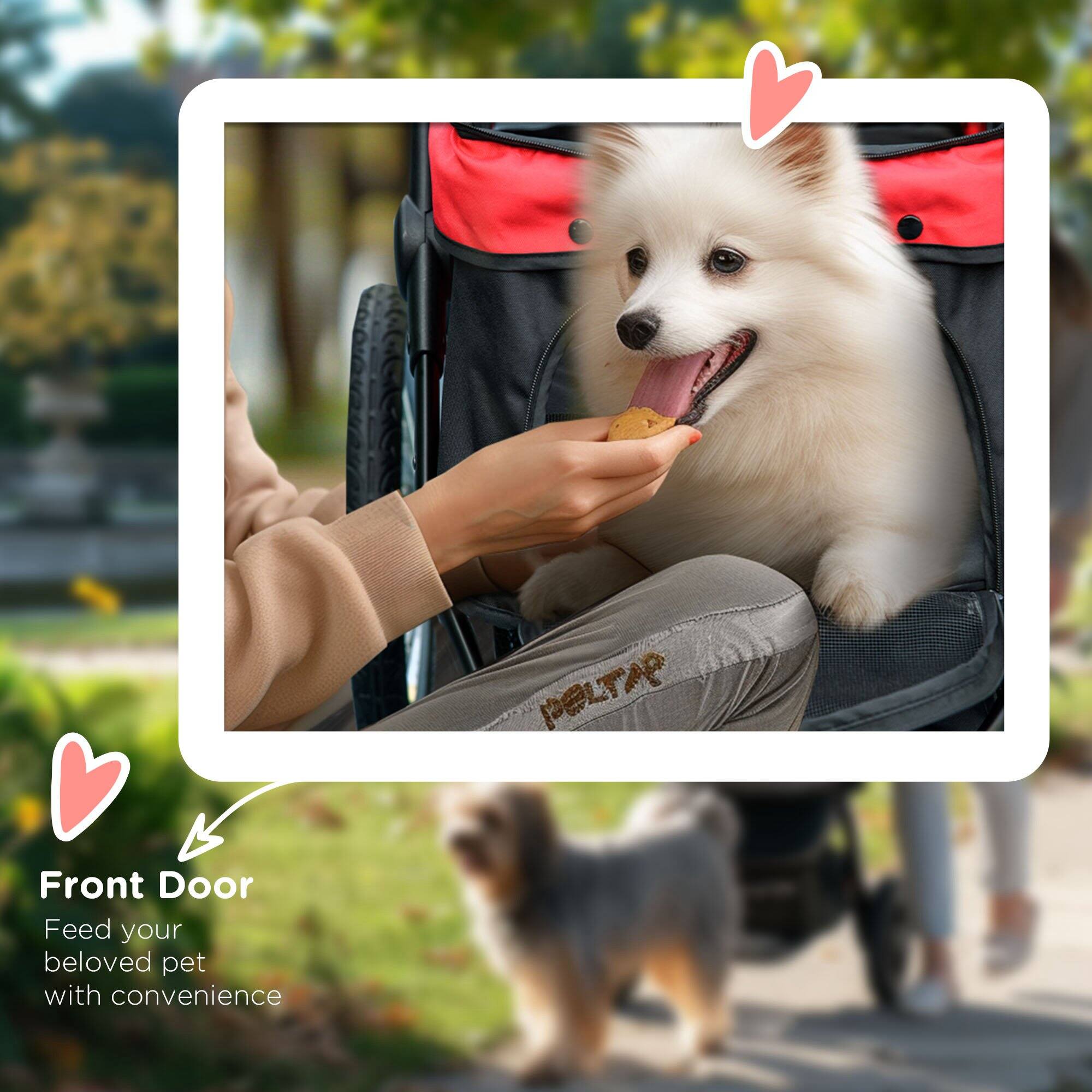Front Door  
Feed your beloved pet with convenience