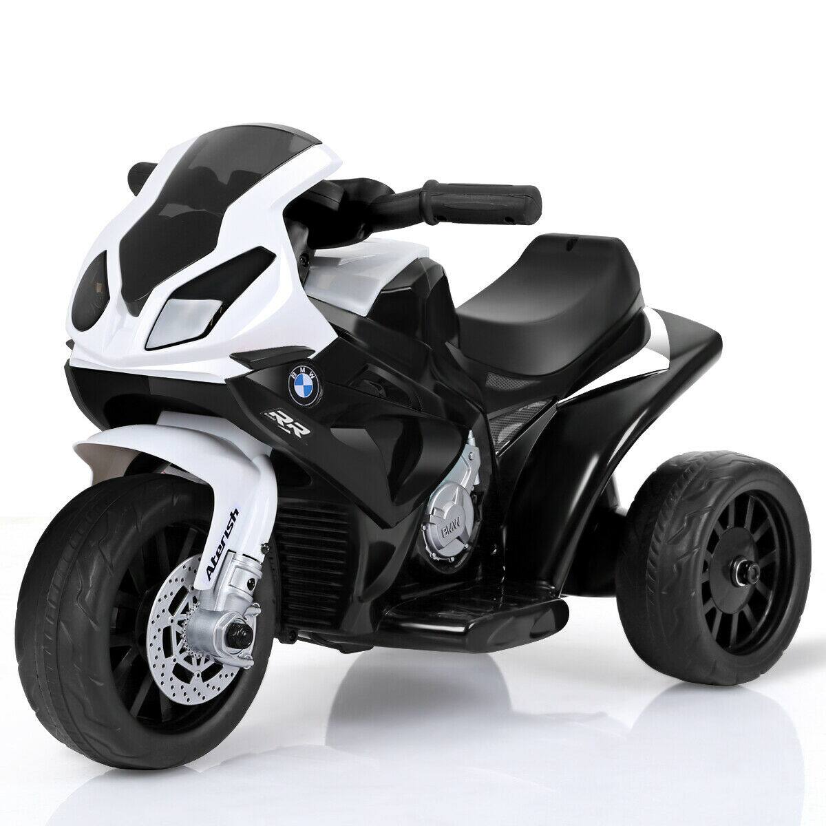 Alt View 8. Gymax - Gymax Kids Ride On Motorcycle BMW Licensed 6V Electric 3 Wheels Bicycle w/ Music&Light Black - Black.