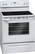 Angle. Frigidaire - 30" Self-Cleaning Freestanding Electric Range - White.