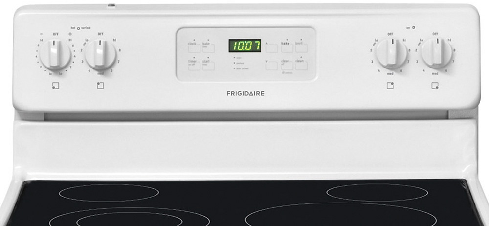 Best Buy: Frigidaire 30 Self-Cleaning Freestanding Electric Range White  FFEF3018LW