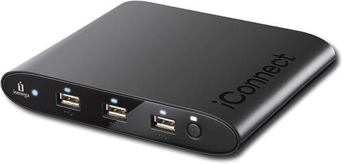 Angle Standard. Iomega - iConnect 802.11b/g/n Wireless Data Station.