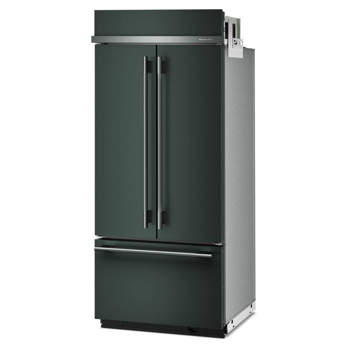 Alt View 6. KitchenAid - 20.8 Cu. Ft. Built-In French Door Bottom Mount Refrigerator - Juniper.