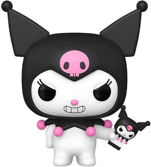 Angle. Funko - POP! Sanrio: Kuromi with Phone (Exclusive) - COLLECTIBLES - Multicolored.