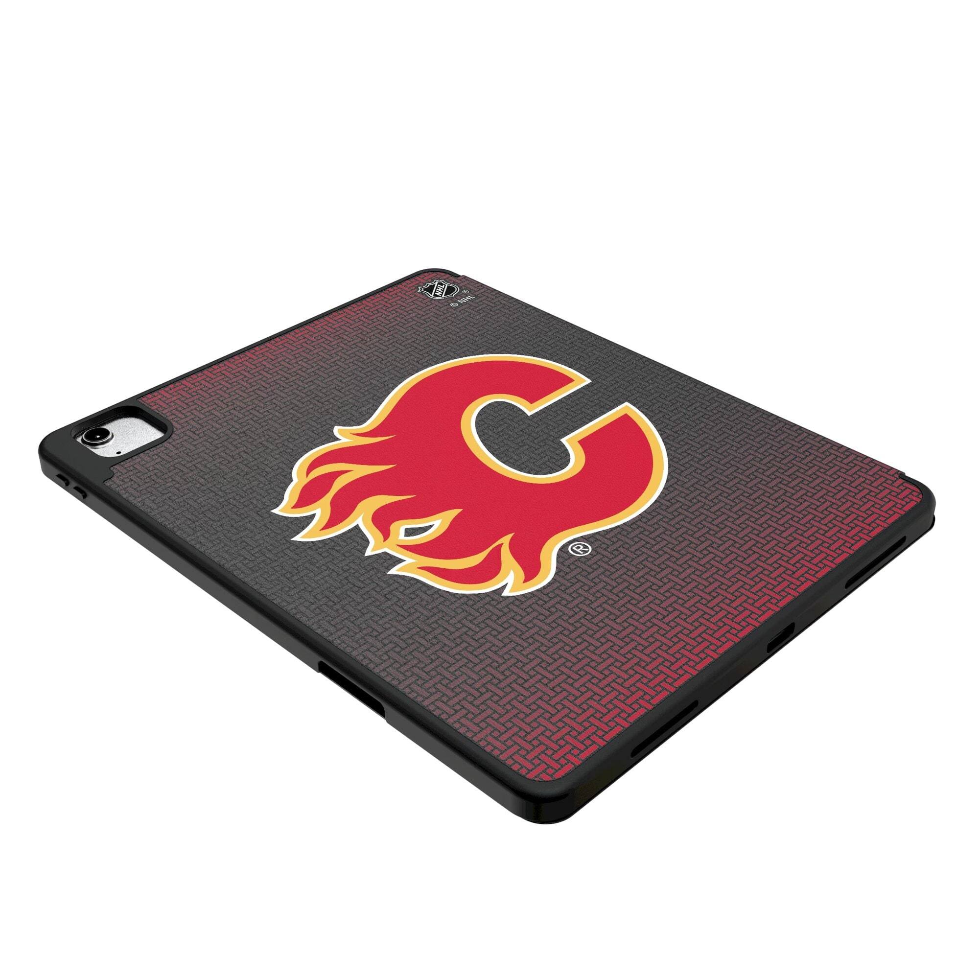 Alt View 2. Keyscaper - Calgary Flames iPad Case - 13in Pro M4 - Black.